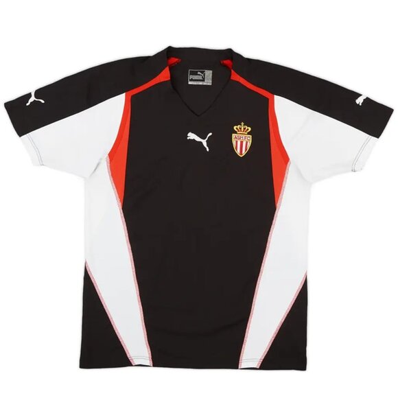vintage no sponsor Puma #11 AS MONACO FC 2004-05 away shirt football jersey - Picture 1 of 10